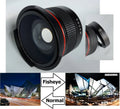 Ultra Super  Panoramic Fisheye Lens For Panasonic -VX981K -WXF991 HCVX981