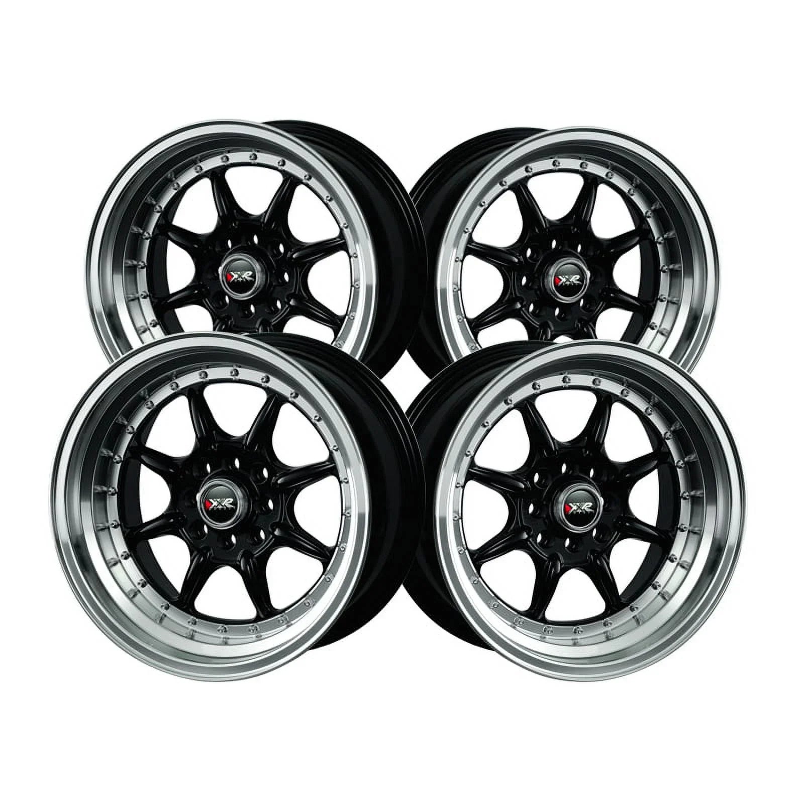2 16 Black Wheel / Rim 4x100 & 4x4.5 with a 20mm Offset and a 73.1 Hub Bore.