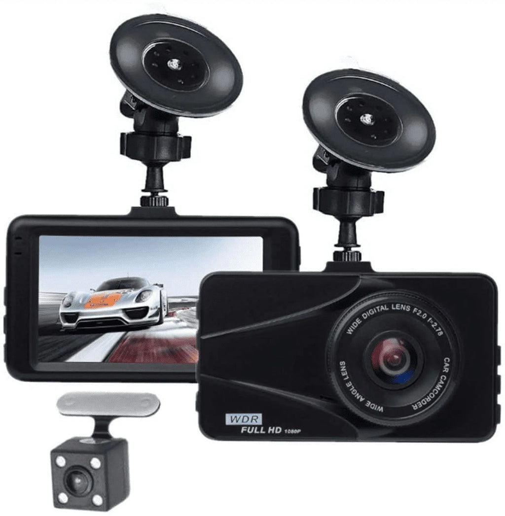 T670 Plus  Dash Cam For Mercury Dual Travel Recorder Full  3"  Screen 170° Wide Angle, , G-Sensor, Loop Recording Motion Detection Excellent Video Images