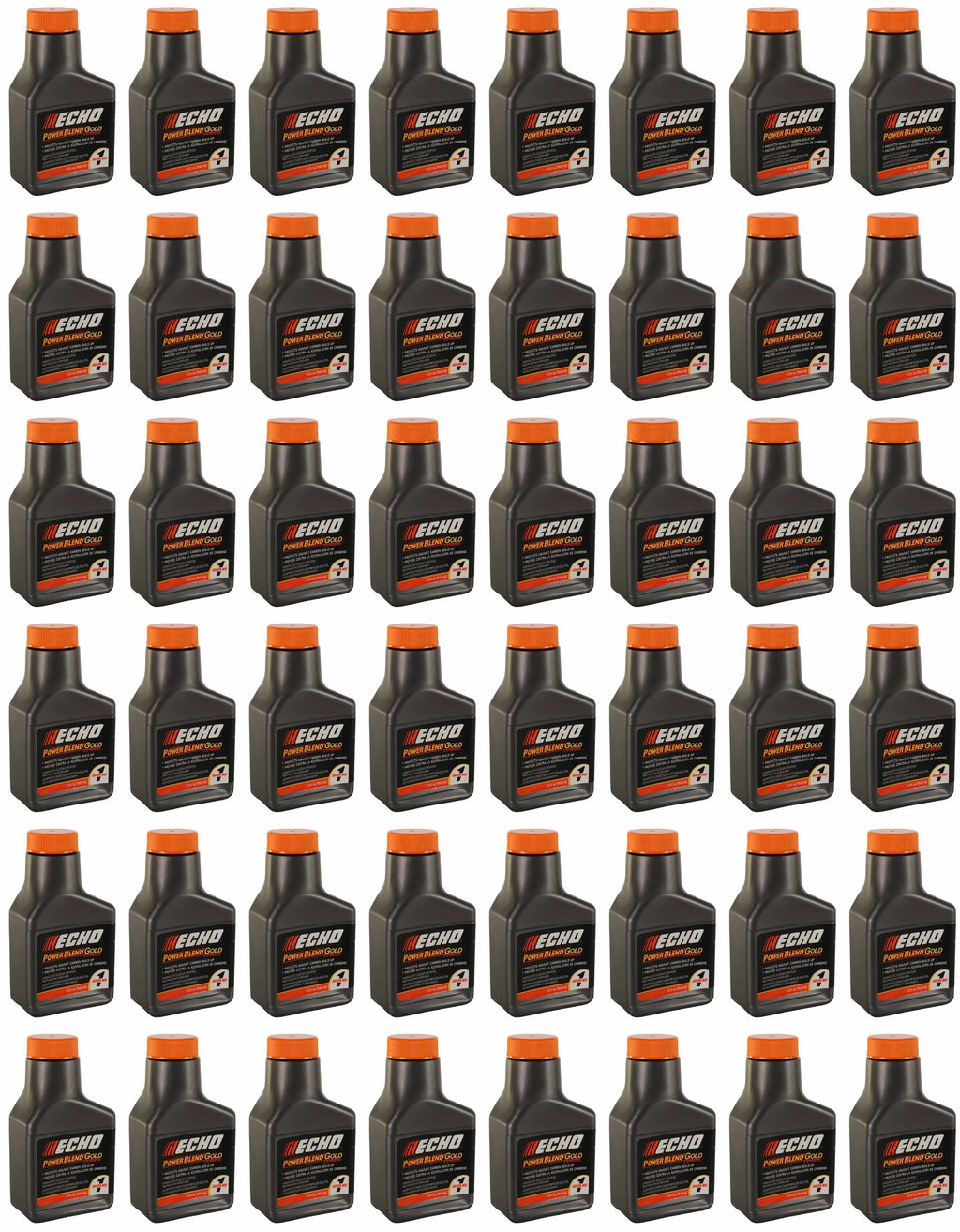 Genuine 48 Pack Echo 2.6 oz Oil Bottles 2 Cycle Mix for 1 Gallon Power Blend / 6450001