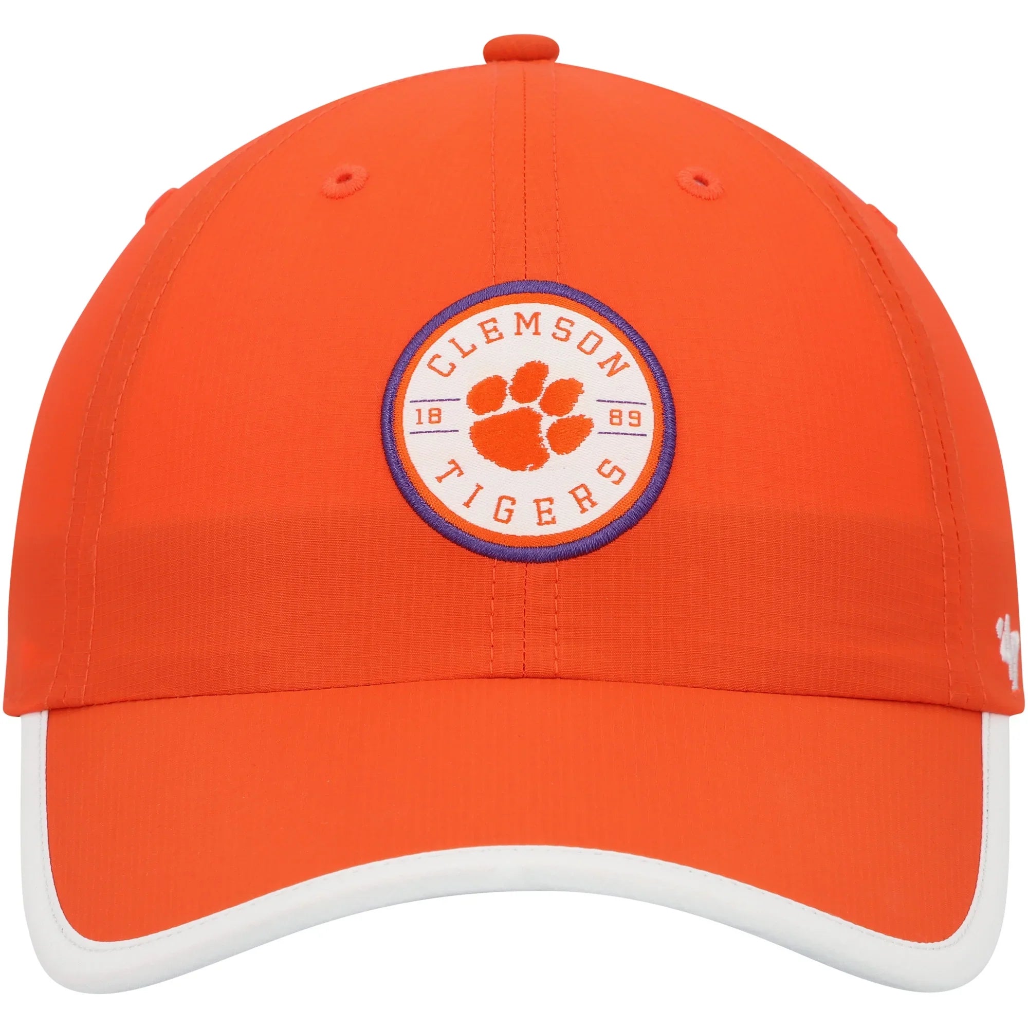 Men's '47  Orange Clemson Tigers Microburst Clean Up Adjustable Hat -