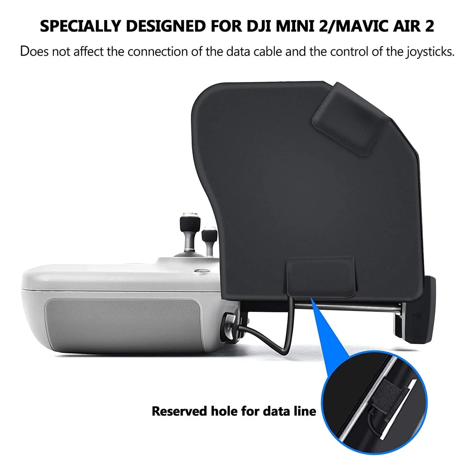 Foldable  Phone Sun Shade Hood for  Mavic Mini 2 Air 2 Drone Remote Control