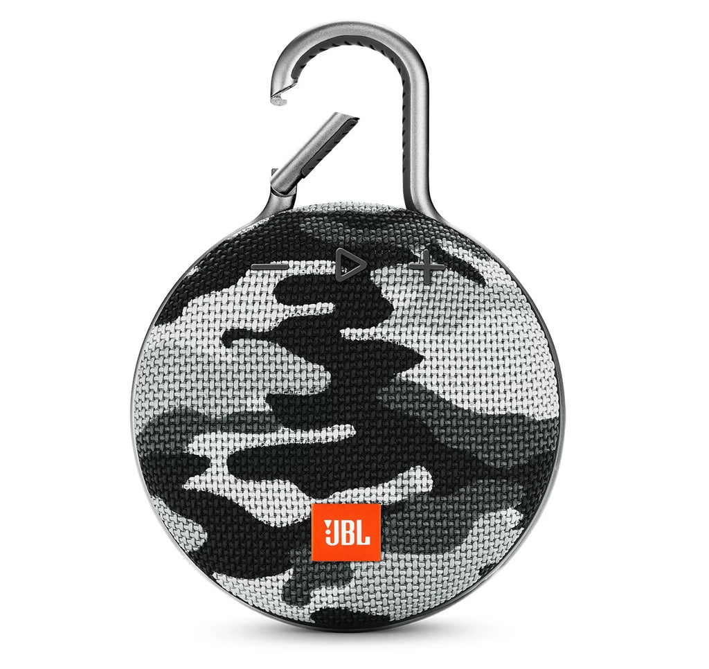 Open Box  Clip 3 Black Camo Portable Bluetooth Speaker