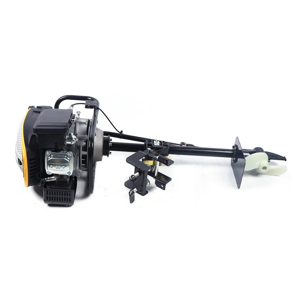 Miumaeov 4 Stroke 9  Outboard Motor 225  Fishing Boat Engine Air Cooling Single Cylinder Heavy Duty Boat Engine Marine Engine with  Ignition System 3600 r/min