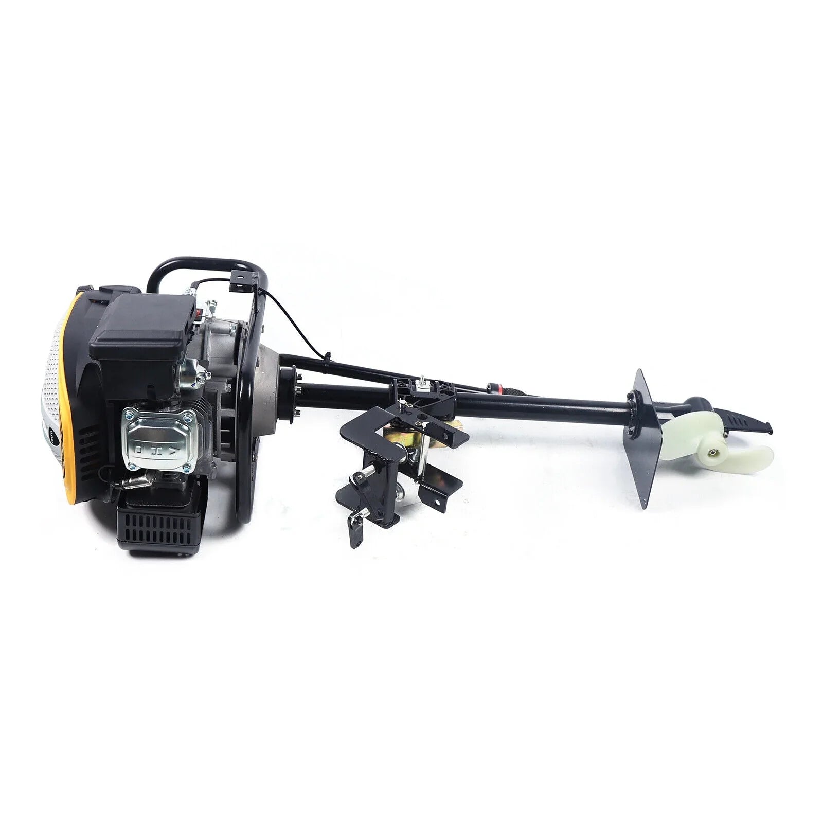 Miumaeov 4 Stroke 9  Outboard Motor 225  Fishing Boat Engine Air Cooling Single Cylinder Heavy Duty Boat Engine Marine Engine with  Ignition System 3600 r/min