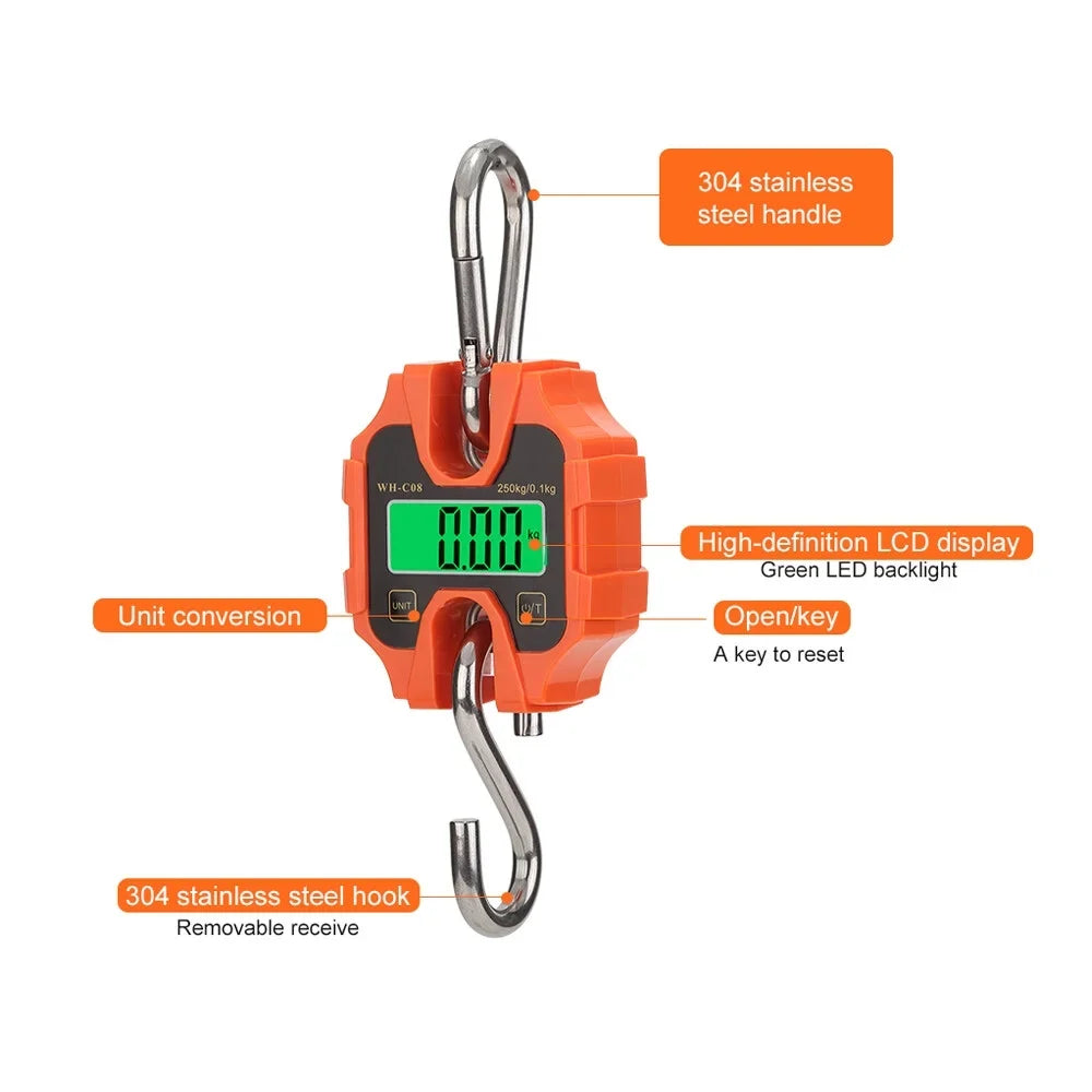 Dazzduo Electronic Weigher,Scale  Display Hand Scale   Display lb Display lb Catty Scale One-Key Switch Items Catty One-Key Switch Switch Items Outdoor Portable Hand Scale lb Catty One-Key