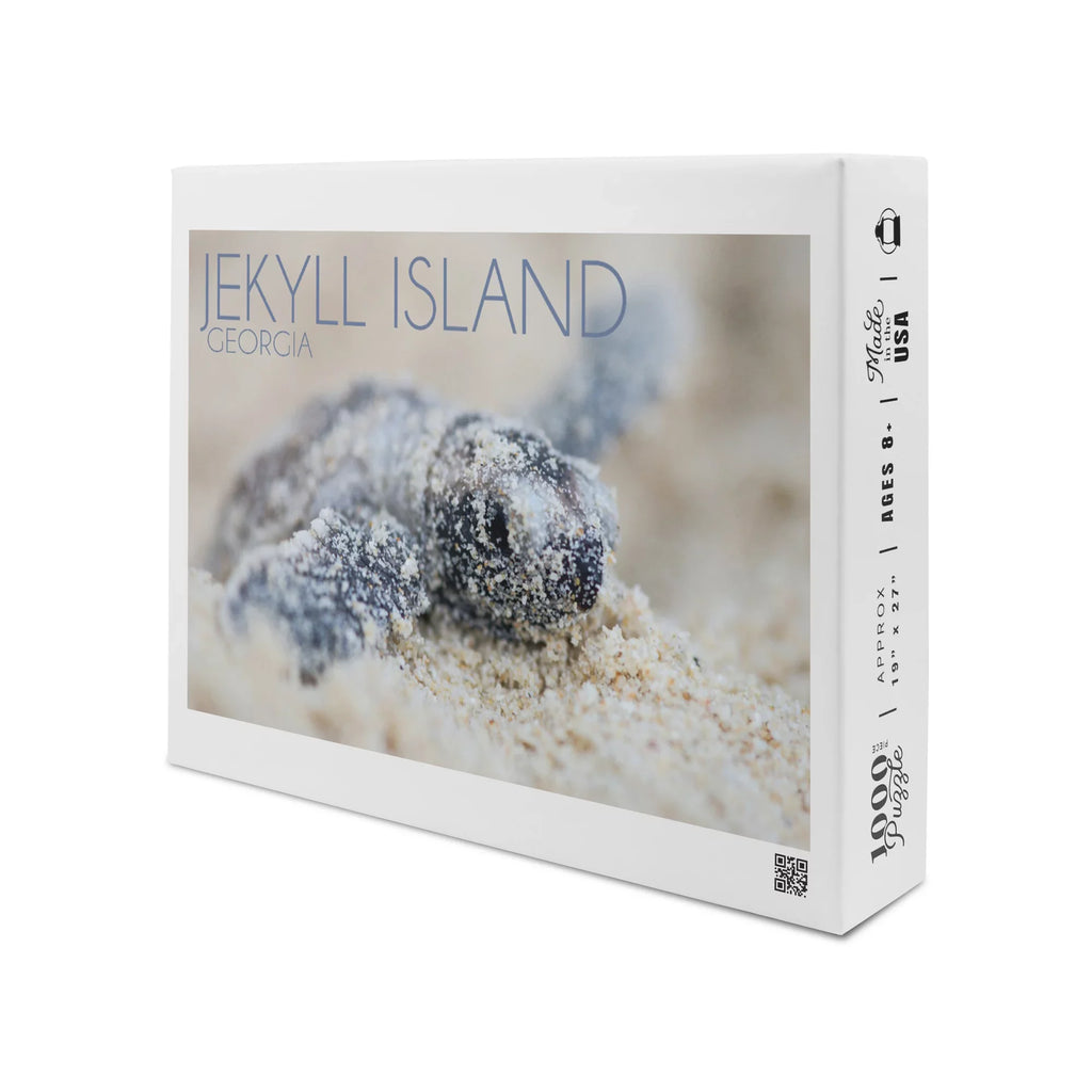 Jekyll Island, Georgia, Hawksbill Turtle Hatching (1000 Piece Puzzle, Size 19x27, Challenging Jigsaw Puzzle for Adults and Family, Made in )