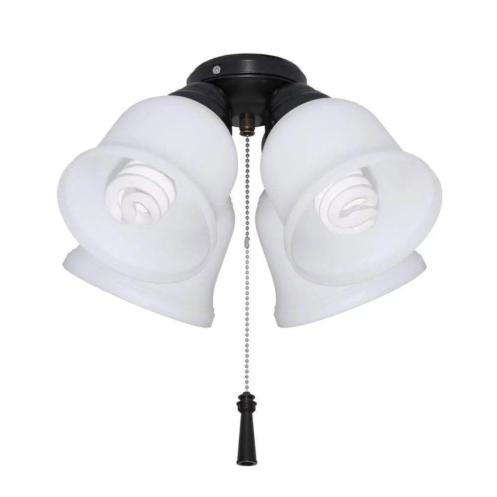 Hampton Bay Gazelle 4-Light  Ceiling Fan Light Kit 91306 / 1002723735 - New