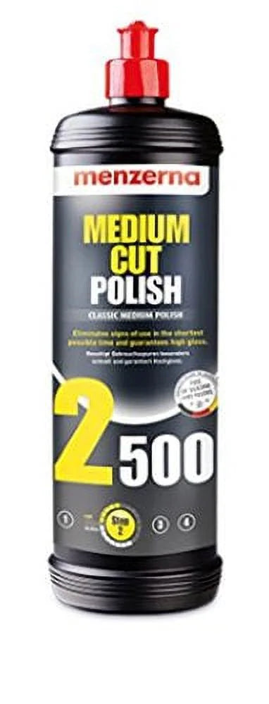 Menzerna Super 3000, Medium 2500, and Heavy 400 Polishing Compound Kit