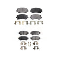Front Rear Ceramic Brake Pads Kit For Mazda -5 -100264
