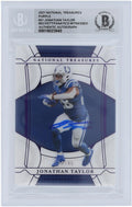 Jonathan Taylor Indianapolis Colts Autographed 2021 Panini National Treasures Purple #31 #/49 Beckett Fanatics Witnessed Authenticated 10 Card - Fanatics Authentic Certified