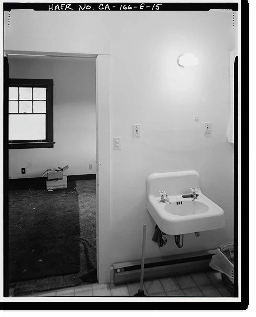 Historic Framed Print, Rush Creek Hydroelectric System, Clubhouse Cottage, Rush Creek, June Lake vicinity, Mono County,  - 15, 17-7/8" x 21-7/8"