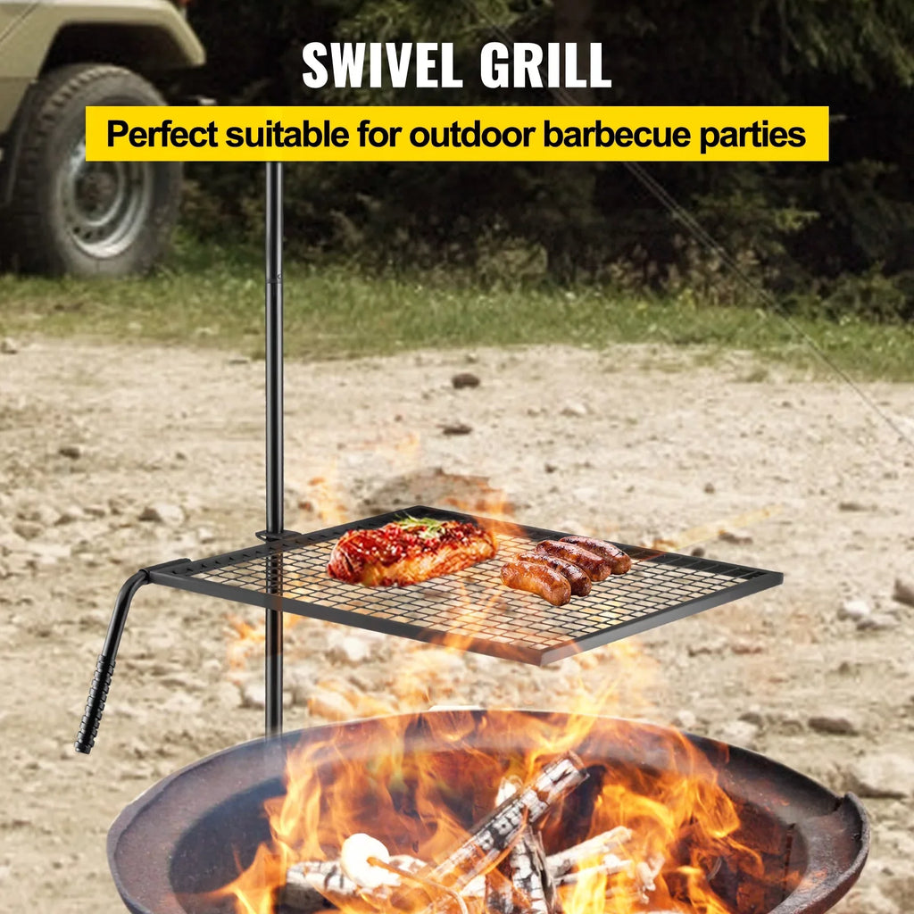 Swivel Grill Campfire Swivel Grill Heavy Duty Over Fire Grill for