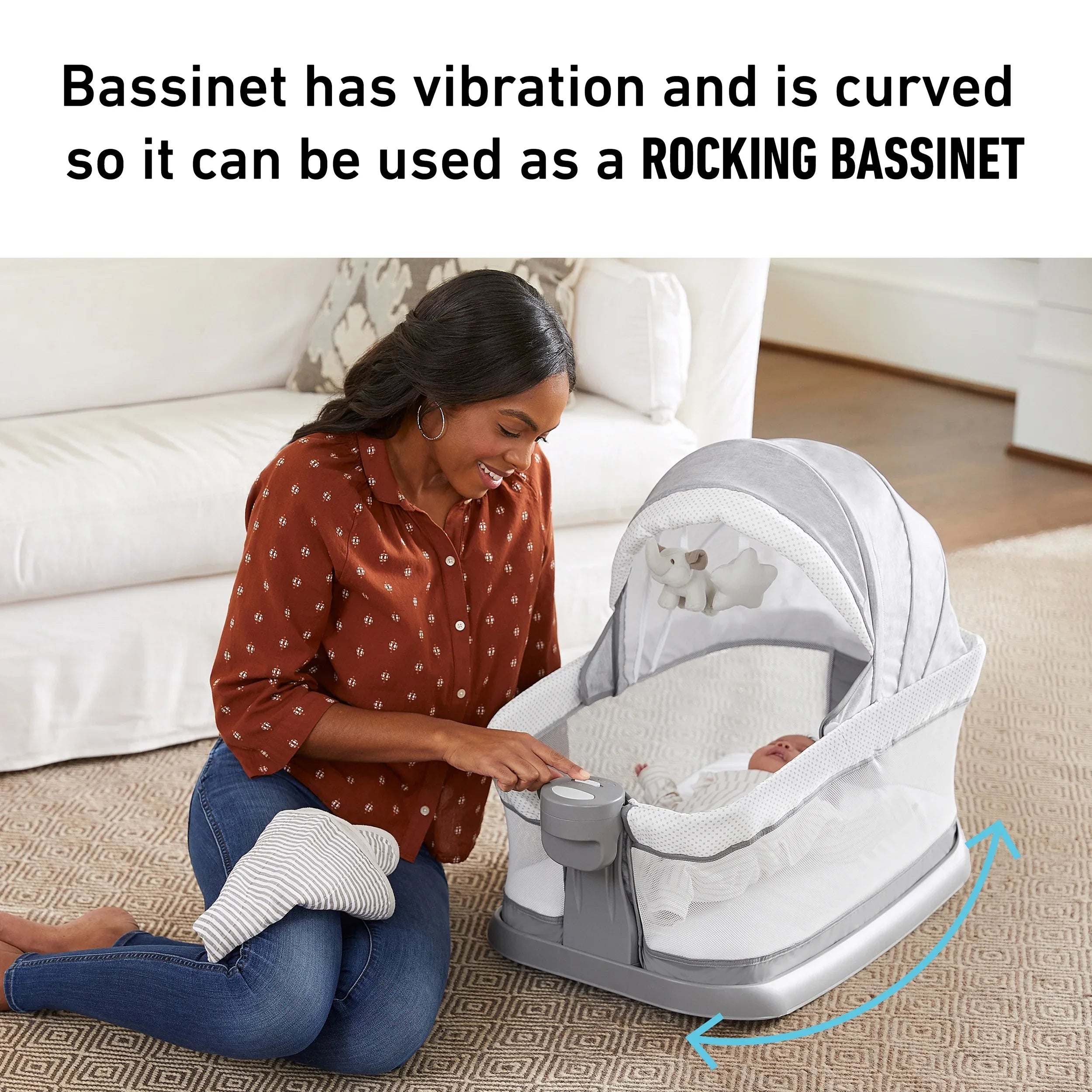 Graco Pack 'n Play Day2Dream Flat Bassinet Deluxe Playard,Grey, Unisex