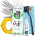 Paints Green Brake Caliper Paint Kit With Omni-Curing Catalyst - 2K Aerosol High Gloss Chemical Resistant and Extremely Durable Against Color Fade and Brake Fluid